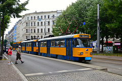 Leipzig 2015 – Tram 2131 on line 4 to Gohlis Landsberger Straße