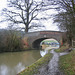 Wood Bridge No 27 and Caldecote Marina on the Coventry Canal.