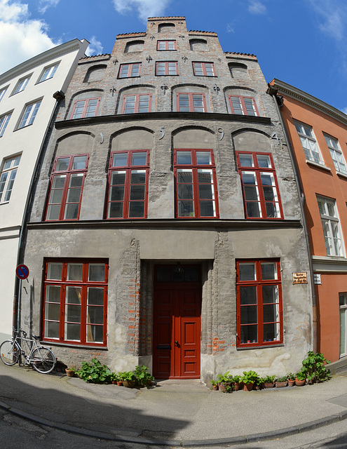 Alte Fassade in der Kleinen Burgstraße/ Lübeck