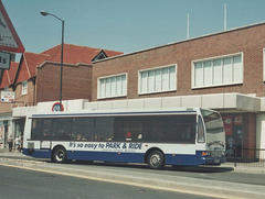 East Kent Road Car Co M406 OKM in Canterbury - 30 Jun 1995