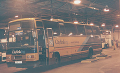 Rapson's Coaches ESK 930 (C110 DWR) (Scottish Citylink contractor) in London - 24 Sep 1991