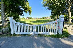 Gate to the Bloemendaal field hockey club