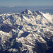 Everest and Lhotse from Druk Air flight Paro-Delhi