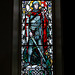 Detail of War Memorial Window, Lowther Church, Cumbria