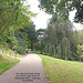 Alexandra Park Hastings - the upper path on the south west side 12 8 2023