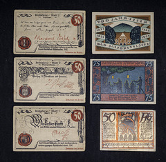 Group 022 B - Notgeld collage 1918 - C1920
