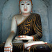 Budda mit der Bhumisparsha Mudra-Geste