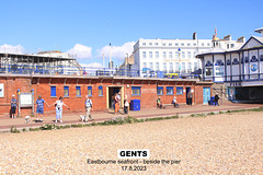 Gents toilets beside Eastbourne pier 17 8 2023