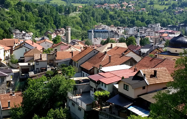 Travnik- View from Stari Grad Fortress