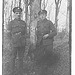 H.H. Sadler in Royal Engineers' uniform with 'Wilkie' - WW1 - 1917