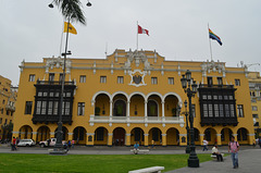 Lima, The Main Square, Municipal Palace