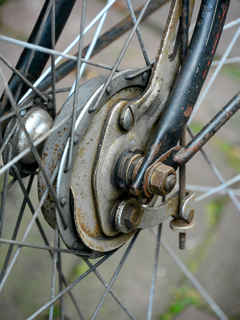 Gazelle bike – Front drum brake