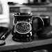 Tea Cup on Messy Desk- Nikon F4 - Nikkor-S·C 55mm F/1.2 - TMAX 400