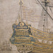 Detail of the Calligraphic Galleon with the Names of the 7 Sleepers in the Metropolitan Museum of Art, August 2019