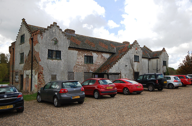 Remains of  buildings at Costessey Hall, Norfolk