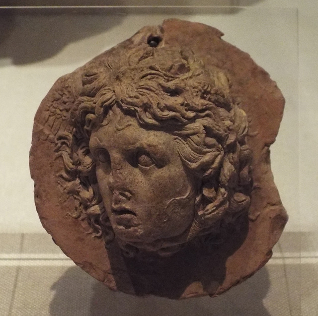 Terracotta Medallion with a Gorgoneion in the Metropolitan Museum of Art, July 2016