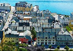Alesund : i tetti della città -