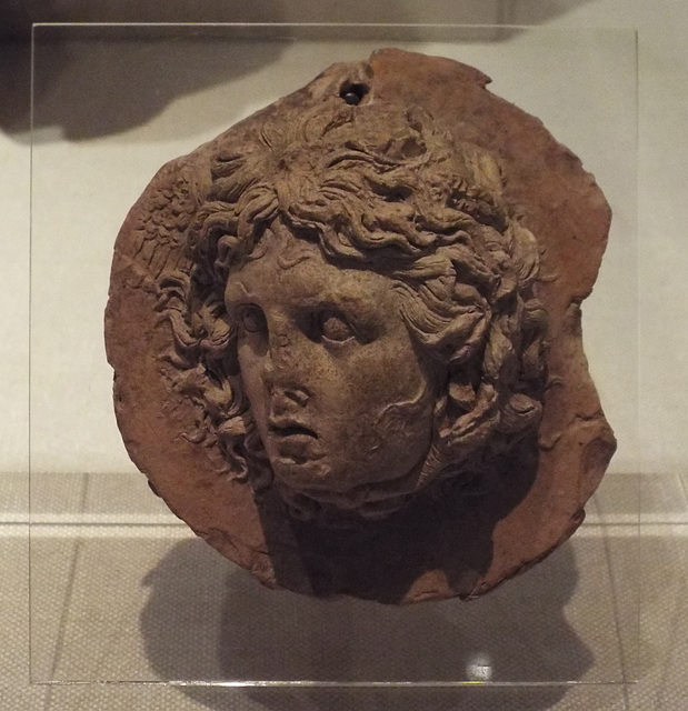 Terracotta Medallion with a Gorgoneion in the Metropolitan Museum of Art, July 2016