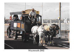 Weymouth horse-drawn tour bus 2002