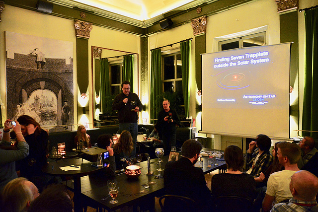 Astronomy on Tap – Dr. Kenworthy explaining the search for habitable planets
