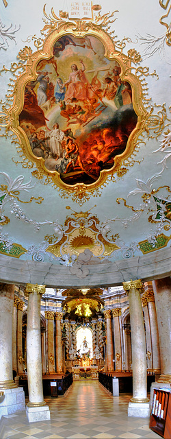 Kloster Weltenburg, Vorraum unter der Orgelempore. ©UdoSm