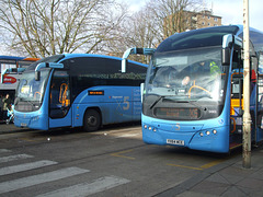 DSCF8008 Stagecoach East YX64 WCE and YX64 WCG