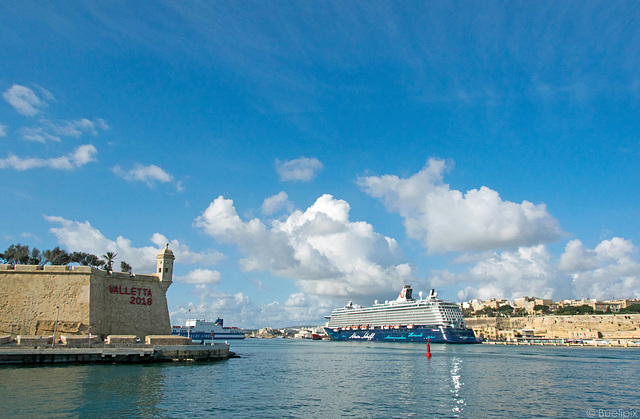 auf der Fähre zwischen "The Three Cities" und Valletta (© Buelipix)
