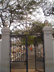Cemetery gate (1888).