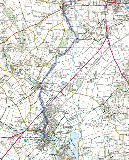 Heart of England Way (15) [Part2], Bourton on the Hill to Bourton on the Water (10m)