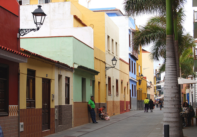 Straßenszene in Puerto de la Cruz