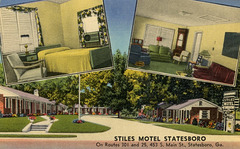 Stiles Motel Statesboro, Routes 301 and 25, Statesboro, Georgia