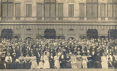 La 1-a UK en Bulonjo sur maro 1905 - komuna foto de partoprenantoj