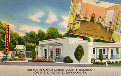 Old South Manor Motor Court and Restaurant, U.S. 17, Savannah, Georgia