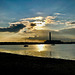 Sunset over Fawley Power Station