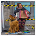 Busker and Dog