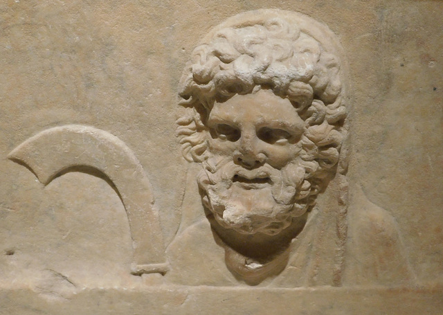 Detail of the Altar for Sol Malakbel and Palmyrene Gods in the Metropolitan Museum of Art, June 2019