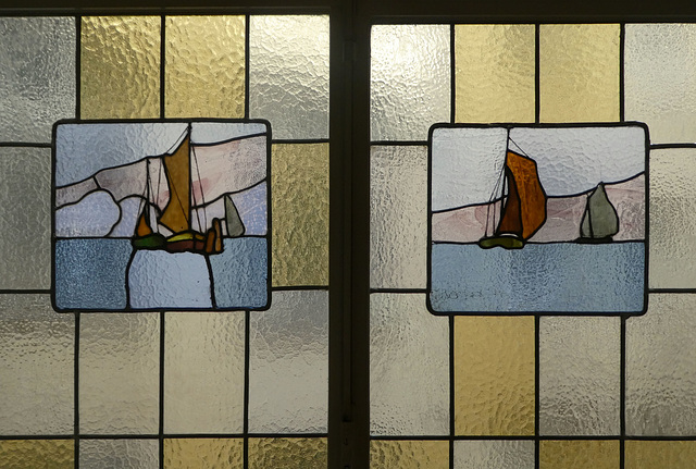 Glasfenster im Henneberg-Haus (PiP)