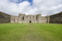 Beaumaris castle interior