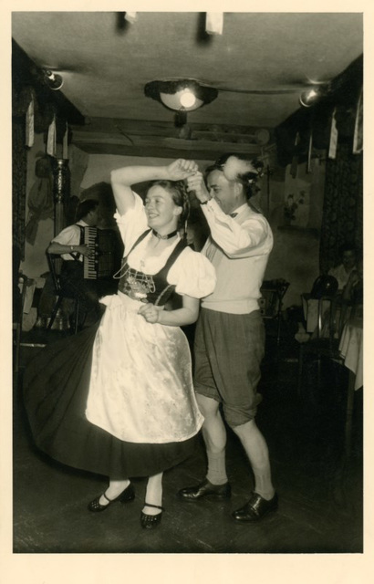German Dancers at the Café Bauer, Garmisch