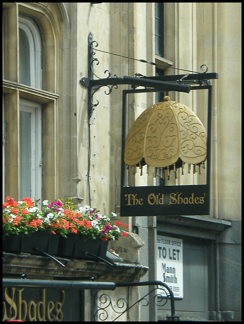 Old Shades pub sign