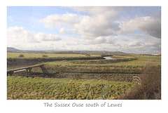 The Sussex Ouse south of Lewes - 3.3.2016