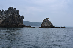 rochers en mer