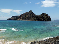 Westlichste Insel von Porto Santo, die Felseninsel Ilhéu da Cal