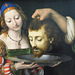 Detail of Salome with the Head of John the Baptist by Solario in the Metropolitan Museum of Art, February 2019