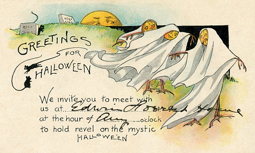 Greetings for Halloween—Invitation for Revelry on Mystic Halloween, 1923