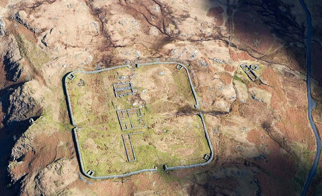 Roman Cumbria - aerial view