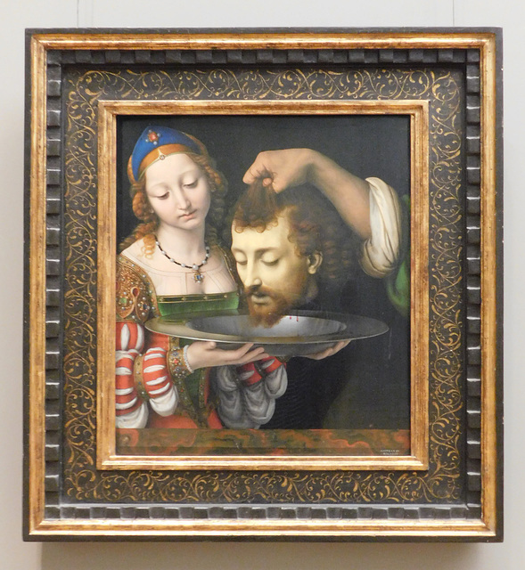 Salome with the Head of John the Baptist by Solario in the Metropolitan Museum of Art, February 2019