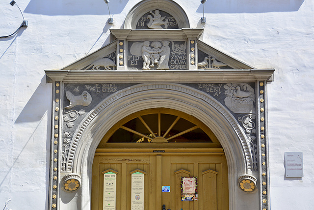Weißenfels 2017 – Ornamental door of the Geleitshaus