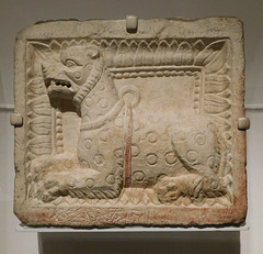 Relief Plaque with a Cheetah from Palmyra in the Metropolitan Museum of Art, June 2019