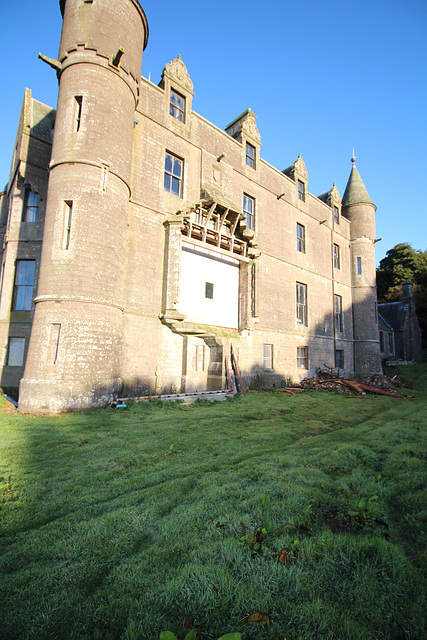 Balintore Castle, Angus, Scotland (Presently undergoing restoration)